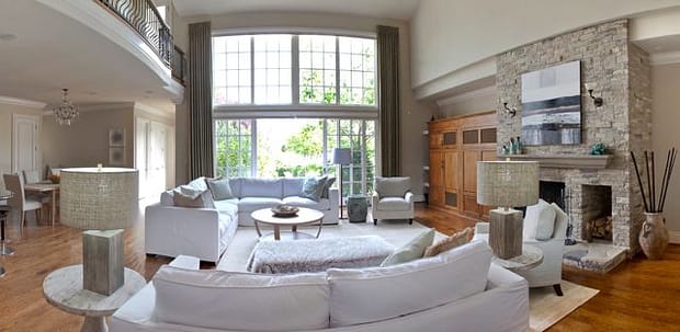 great room furnished